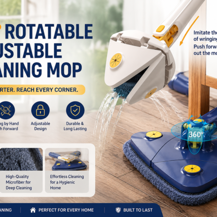 360 Rotating Adjustable Mop