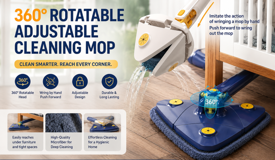 360 Rotating Adjustable Mop